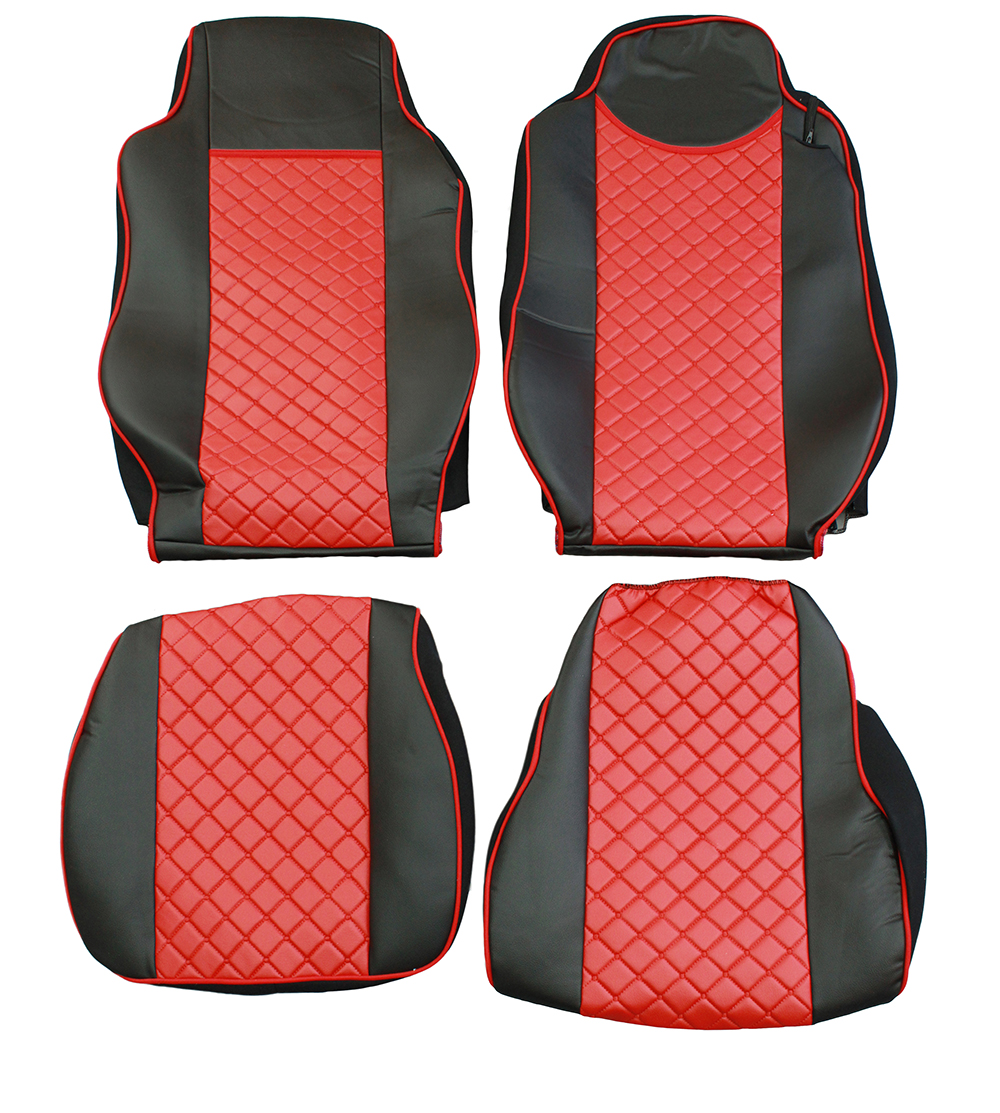 Тапицерия LKW МАН ТГХ 2015-2021 ЧЕРВЕНО - Image 2