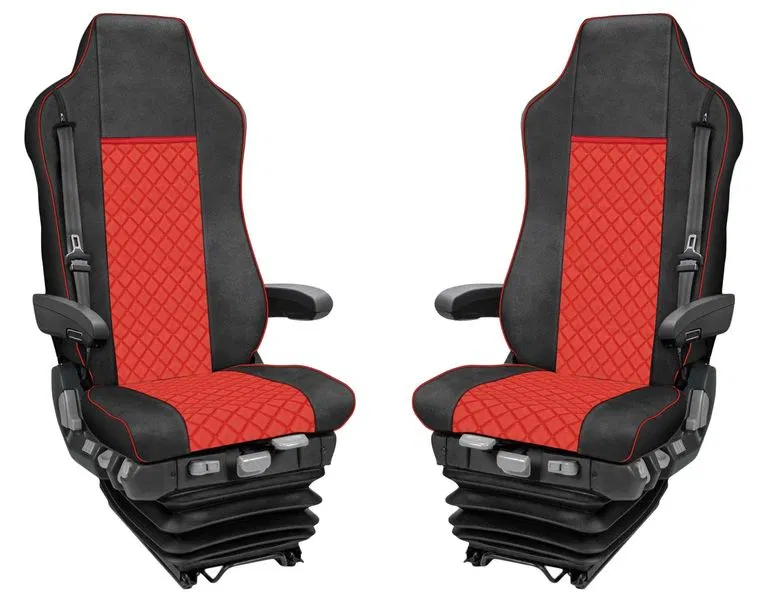 Тапицерия LKW ИВЕКО СТРАЛИС HI-WAY (05-19) ЧЕРВЕНО - Image 2